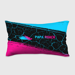 Подушка-антистресс Papa Roach - neon gradient по-горизонтали, цвет: 3D-принт