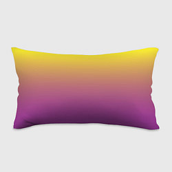 Подушка-антистресс Желто-фиолетовый градиент, цвет: 3D-принт