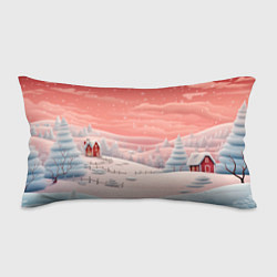 Подушка-антистресс Предновогодний снегопад, цвет: 3D-принт