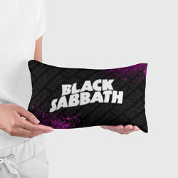 Подушка-антистресс Black Sabbath rock legends по-горизонтали, цвет: 3D-принт — фото 2