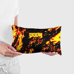 Подушка-антистресс Doom огненный стиль ад марса, цвет: 3D-принт — фото 2