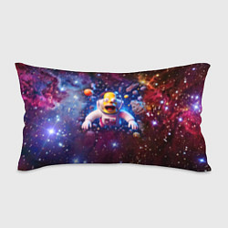 Подушка-антистресс Homer Simpson in space - ai art, цвет: 3D-принт