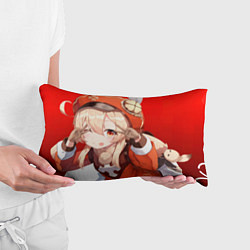 Подушка-антистресс Genshin Impact Кли подмигивающая, цвет: 3D-принт — фото 2