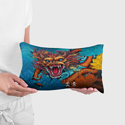 Подушка-антистресс Граффити с драконом, цвет: 3D-принт — фото 2