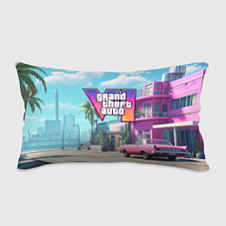 Подушка-антистресс GTA 6 Vice city, цвет: 3D-принт