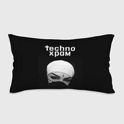 Подушка-антистресс Techno храм монашка в маске, цвет: 3D-принт