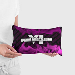 Подушка-антистресс GTA6 pro gaming по-горизонтали, цвет: 3D-принт — фото 2