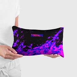 Подушка-антистресс Fortnite neon logo steel, цвет: 3D-принт — фото 2