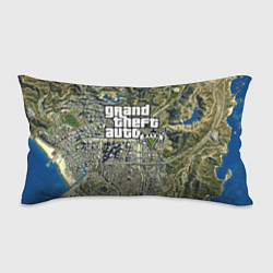 Подушка-антистресс GTA 5 карта, цвет: 3D-принт