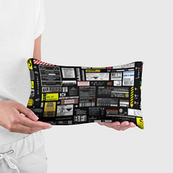 Подушка-антистресс Инженерные шильдики, цвет: 3D-принт — фото 2
