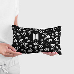 Подушка-антистресс BTS band black kpop, цвет: 3D-принт — фото 2