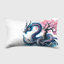 Подушка-антистресс Японский акварельный дракон - ирезуми, цвет: 3D-принт