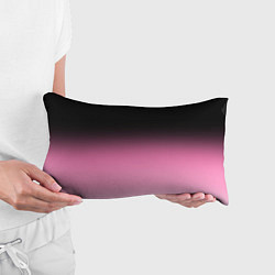 Подушка-антистресс Черно-розовый градиент, цвет: 3D-принт — фото 2