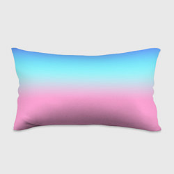 Подушка-антистресс Синий и голубо-розовый градиент, цвет: 3D-принт