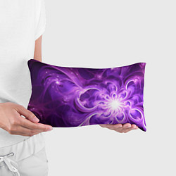 Подушка-антистресс Фиолетовая фрактальная абстракция, цвет: 3D-принт — фото 2