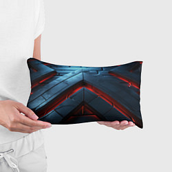 Подушка-антистресс Объемная плитка с красным свечением, цвет: 3D-принт — фото 2