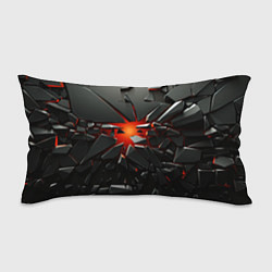 Подушка-антистресс Взрыв и черные камни, цвет: 3D-принт