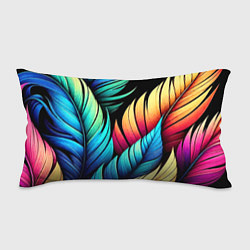 Подушка-антистресс Color feathers - neon, цвет: 3D-принт