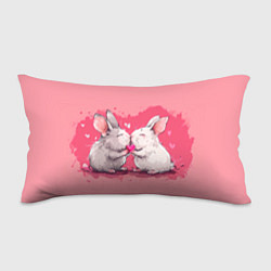 Подушка-антистресс Милые влюбленные кролики, цвет: 3D-принт