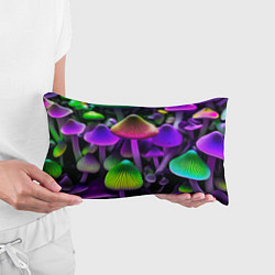 Подушка-антистресс Люминесцентные грибы, цвет: 3D-принт — фото 2