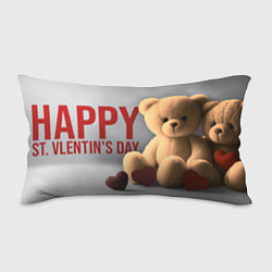 Подушка-антистресс Медведи - День святого Валентина, цвет: 3D-принт