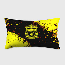 Подушка-антистресс Liverpool жёлтые краски текстура, цвет: 3D-принт