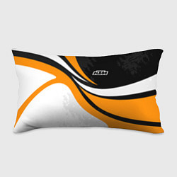 Подушка-антистресс КТМ - оранжевые вставки, цвет: 3D-принт