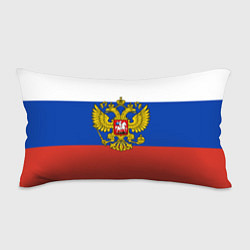Подушка-антистресс Флаг России с гербом, цвет: 3D-принт