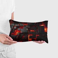 Подушка-антистресс Неоновые квадратики, цвет: 3D-принт — фото 2
