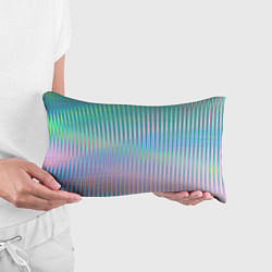 Подушка-антистресс Голографический эффект светлых тонов полос, цвет: 3D-принт — фото 2