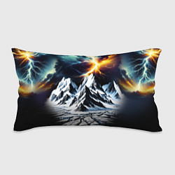 Подушка-антистресс Молнии и горы, цвет: 3D-принт