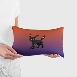Подушка-антистресс Умбреон покемон-кот, цвет: 3D-принт — фото 2