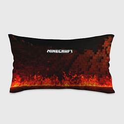 Подушка-антистресс Minecraft fire logo, цвет: 3D-принт