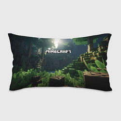 Подушка-антистресс Minecraft logo world, цвет: 3D-принт