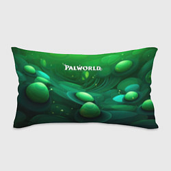 Подушка-антистресс Palworld зеленый мир, цвет: 3D-принт