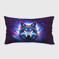 Подушка-антистресс Волк и звезды, цвет: 3D-принт