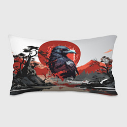 Подушка-антистресс Японский ворон, цвет: 3D-принт