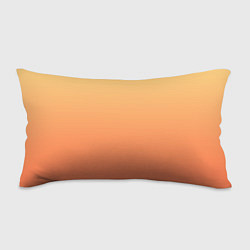 Подушка-антистресс Градиент солнечный жёлто-оранжевый приглушённый, цвет: 3D-принт