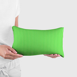 Подушка-антистресс Полосатый салатовый, цвет: 3D-принт — фото 2