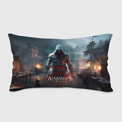 Подушка-антистресс Assassins creed ночной город, цвет: 3D-принт