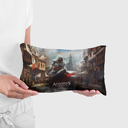 Подушка-антистресс Assassins creed poster game, цвет: 3D-принт — фото 2