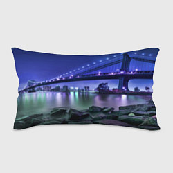 Подушка-антистресс Вечерняя Америка - мост, цвет: 3D-принт