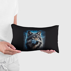 Подушка-антистресс Красивый портрет волка, цвет: 3D-принт — фото 2