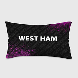 Подушка-антистресс West Ham pro football по-горизонтали, цвет: 3D-принт