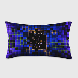 Подушка-антистресс Окно в пространство - синие кубы, цвет: 3D-принт