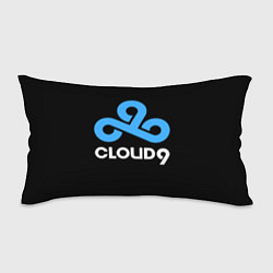 Подушка-антистресс Cloud9 - esports logo, цвет: 3D-принт