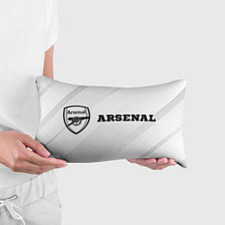 Подушка-антистресс Arsenal sport на светлом фоне по-горизонтали, цвет: 3D-принт — фото 2