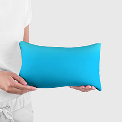 Подушка-антистресс Мягкий градиент ярко-голубой, цвет: 3D-принт — фото 2