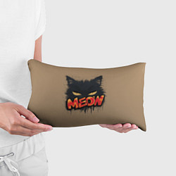 Подушка-антистресс Силуэт кошки мяу, цвет: 3D-принт — фото 2