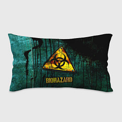 Подушка-антистресс Biohazard yellow sign, цвет: 3D-принт